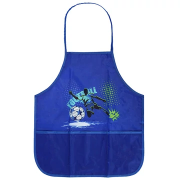 Spirit: Football mintás kék festő kötény