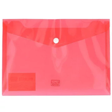 Spirit: Piros színű átlátszó irattartó mappa A/5-ös méretben