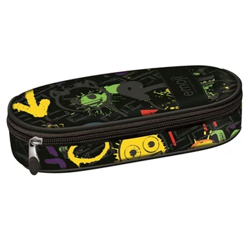 Emoji ovális tolltartó 5x20x9cm