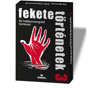 Fekete történetek 3. logisztori rejtvények társasjáték