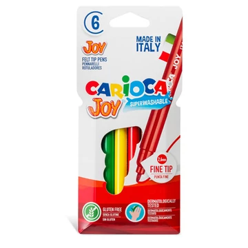 Vékony filctollszett 6db - Carioca