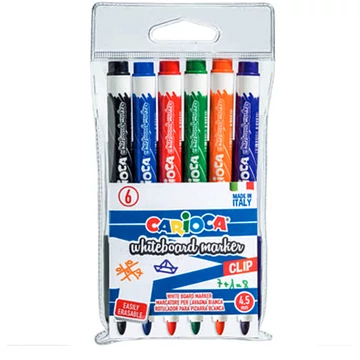 Carioca Whiteboard táblafilc szett 4,5mm 6db-os