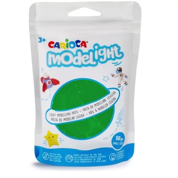 Modelight 50g-os zöld gyurma - Carioca
