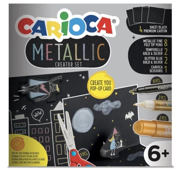 Metallic 17db-os kreatív szett - Carioca