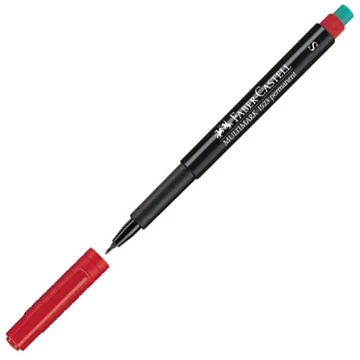 Faber-Castell: Multimark alkoholos filc S 0,4mm-es piros