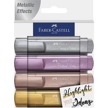 Faber-Castell: Metál szövegkiemelő készlet 1546 4db-os szett