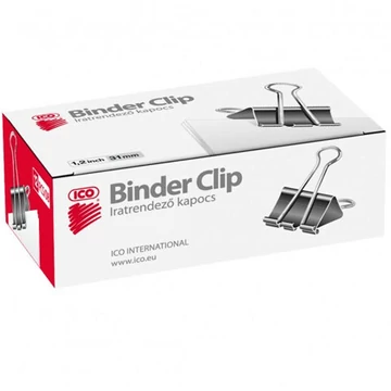 ICO: Binder csipesz 31mm 12db-os doboz