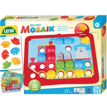 LENA: Mosaik Első pötyim játékszett - Járművek