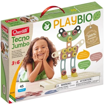 Quercetti: Play Bio Tecno Jumbo építőjáték 42db-os