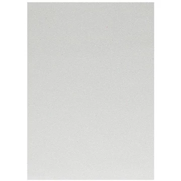 Spirit: Csillámos dekorációs habszivacs lap fehér színben A/4 1db