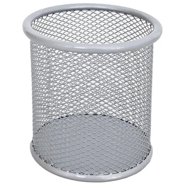 Spirit: Ezüst fém ceruzatartó 9x10cm