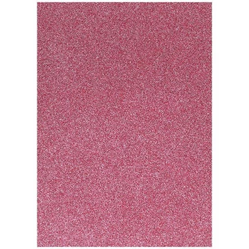 Spirit: Öntapadós csillámos dekorációs habszivacs lap mályva színben A/4 1db