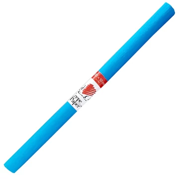 ICO: Süni krepp papír világoskék színben 200x50cm