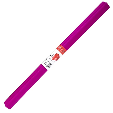 ICO: Süni krepp papír ciklámen színben 200x50cm