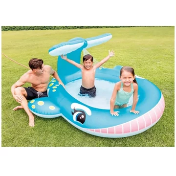 Intex: Spriccelős bálna medence 201x196x91cm