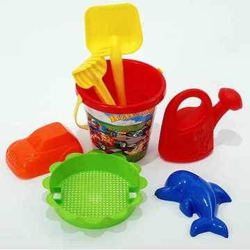 Kis homokozó szett locsolókannával (7db-os)