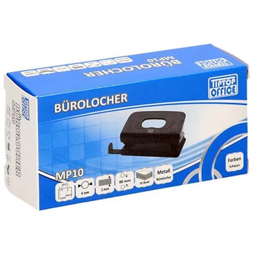 Spirit: Fekete fém lyukasztó kétlyukú MP10