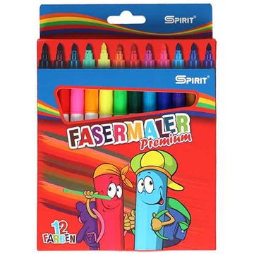 Spirit: Prémium színes filctoll 12db-os szett