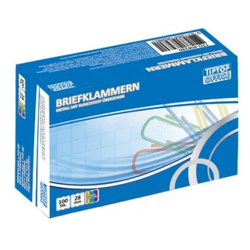 Spirit: Színes gémkapocs 33mm-es 100db-os szett