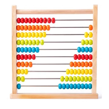 Színes fa abakusz - Woodyland