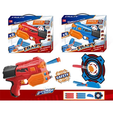 Crazy L szivacslövő szett céltáblával kétféle változatban 1db