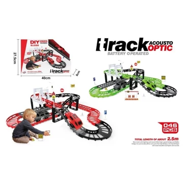 DIY Összeszerelhető elemes 2.5m-es autópálya kiegészítőkkel több változatban