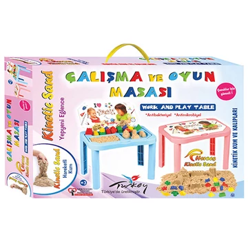 Kinetic Sand: Homokgyurmázó munkaasztal kétféle színben