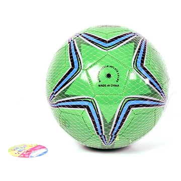 Műbőr focilabda élénk színekkel négyféle színben 23cm