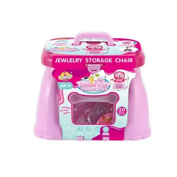 Fésülködő asztal szett hordozható ülőkében 32x23x35,5cm