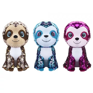 Shimmeez: Simiflitter lajhár 25 cm-es plüss figura 3 féle változatban