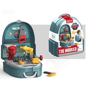 Barkácsmester szerszámkészlet vállra akasztható hátizsákban 21db-os készlet