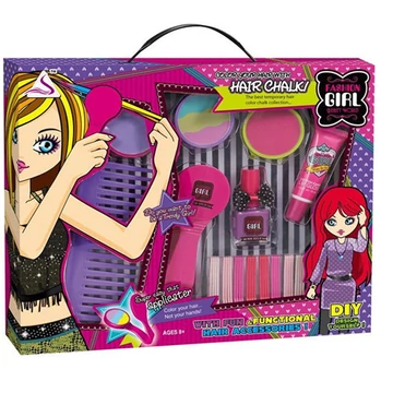 Divatvarázs hajkréta és sminkszett kiegészítőkkel