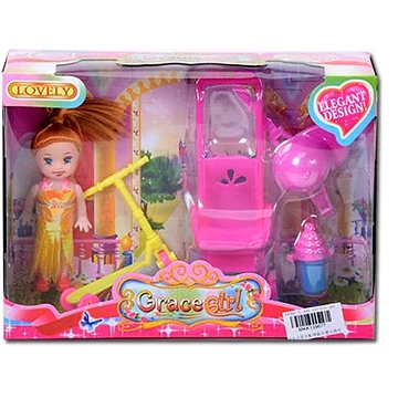 Grace baba rollerrel és kiegészítőkkel