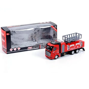 Tűzoltó teherautó emelőkosárral 1/48