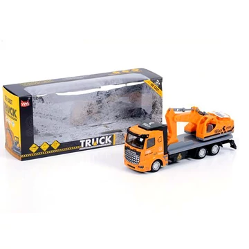 Munkagép szállító teherautó 1/48