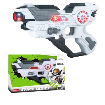 Super Space markolatvédős játék űrfegyver fénnyel és hanggal 25cm kétféle változatban
