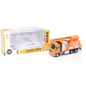 Darus teherautó fény effektekkel narancssárga színben 1:38-as méretarány