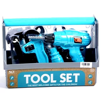 Barkács játékszett szerszámos ládában