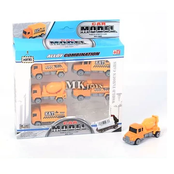 Építőipari 6db-os jármű szett