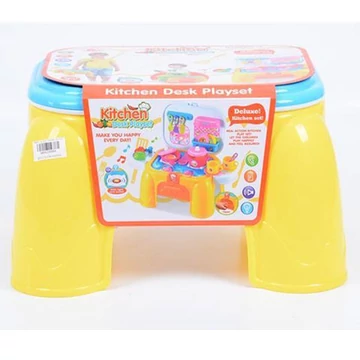 Konyhai készlet hordozható tároló ülőkével