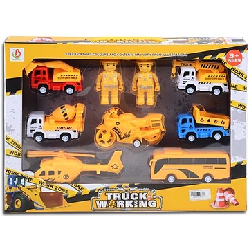 Munkagép járműszett 7db-os