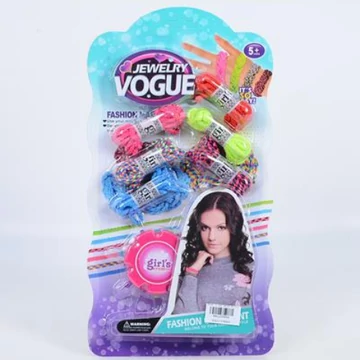 Jewelry Vouge: DIY barátság karkötő készítő készlet színes fonalakkal