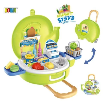 Szupermarket guruló elefántos bőröndben 30db-os