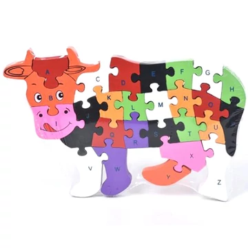 ABC fa oktató boci puzzle