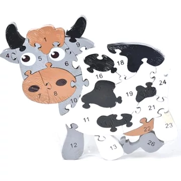 Számos fa oktató bocis puzzle