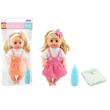 Pisilő baba kiegészítőkkel 30cm