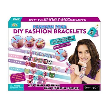 Fashion Star karkötőkészítő szett betűkkel és kiegészítőkkel