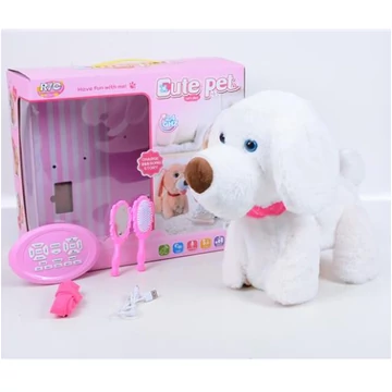 RC Cute Pet: Távirányítós Labrador kutyus kiegészítőkkel 2.4GHz-es