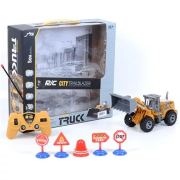 RC Távirányítós homlokrakodó munkagép fénnyel és kiegészítőkkel 1/30