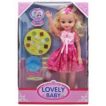 Lovely baba hanggal és konyhai felszereléssel 46cm-es